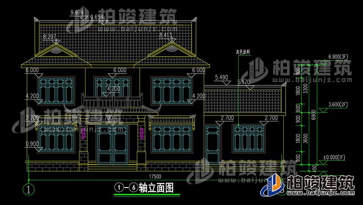 正立面图